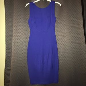 Lulu’s blue bodycon midi dress